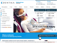 Tablet Screenshot of dentika.pl